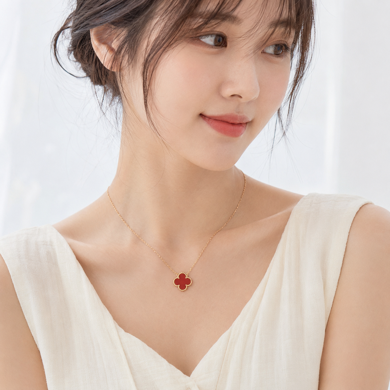 클로버 목걸이