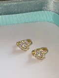 ミニハート フープピアス