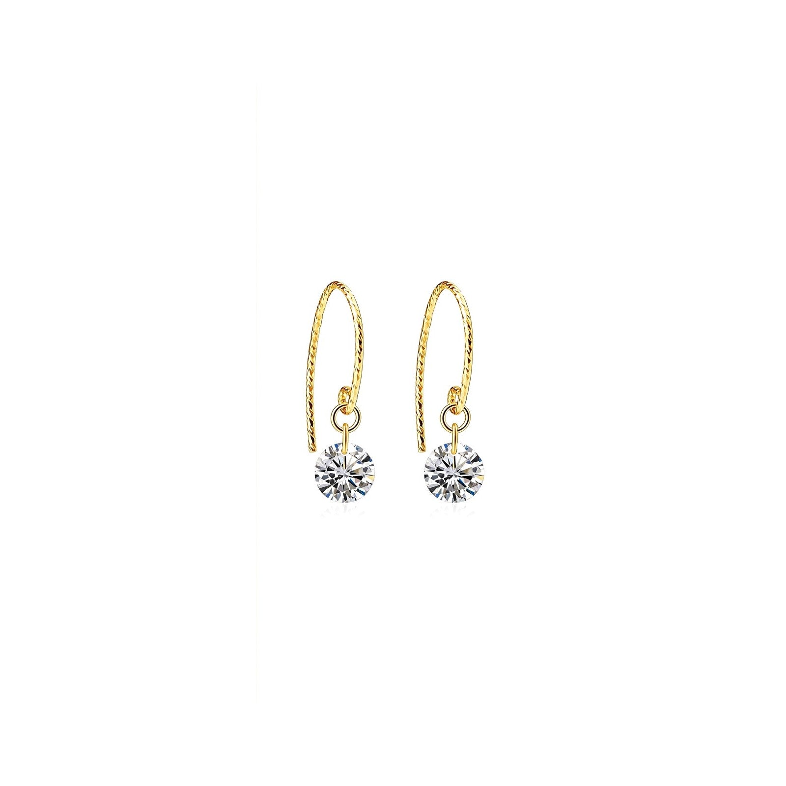 一粒ジルコン ピアス